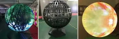 P10 Indoor SMD RGB Full Color Custom 360 Degree Video Ball Creative Screen Globe Shape LED Display