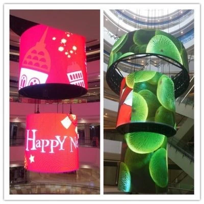 Creative Special Shape Curved Full Color LED Display